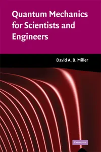 Quantum Mechanics for Scientists and Engineers_cover