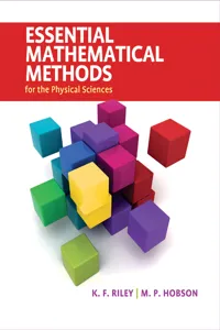 Essential Mathematical Methods for the Physical Sciences_cover