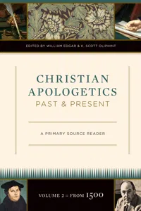 Christian Apologetics Past and Present_cover
