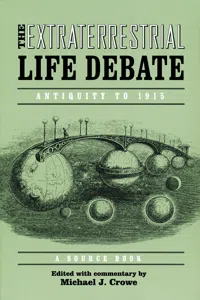 Extraterrestrial Life Debate, Antiquity to 1915_cover