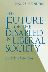 The Future of the Disabled in Liberal Society_cover