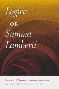 Logica, or Summa Lamberti_cover