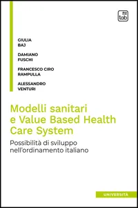 Modelli sanitari e Value Based Health Care System_cover