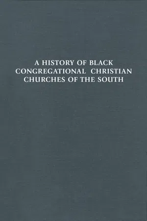 History of Black Congregational Christian Churches of the South