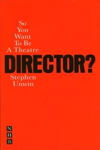 So You Want To Be A Theatre Director?_cover