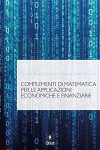 Complementi di matematica per le applicazioni economiche e finanziarie_cover