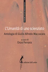 L'Umanità di uno scienziato_cover