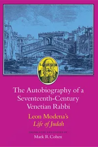 The Autobiography of a Seventeenth-Century Venetian Rabbi_cover