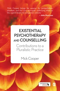 Existential Psychotherapy and Counselling_cover