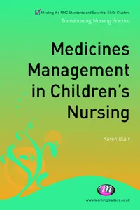 Medicines Management in Children′s Nursing_cover
