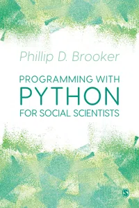 Programming with Python for Social Scientists_cover