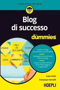 Blog di successo for dummies_cover