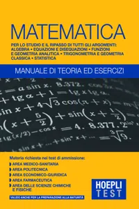 Matematica - Manuale di teoria ed esercizi_cover