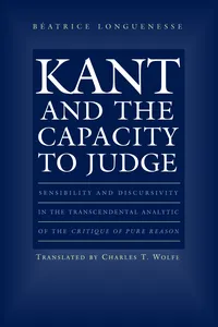 Kant and the Capacity to Judge_cover