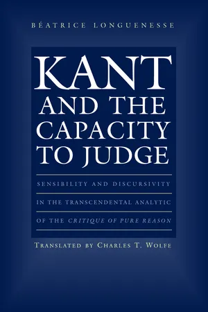 Kant and the Capacity to Judge