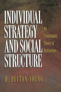 Individual Strategy and Social Structure_cover