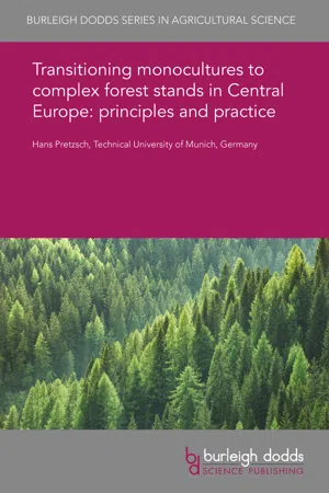 Transitioning monocultures to complex forest stands in Central Europe: principles and practice