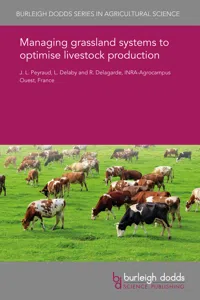 Managing grassland systems to optimise livestock production_cover