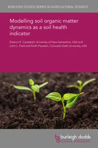 Modelling soil organic matter dynamics as a soil health indicator_cover