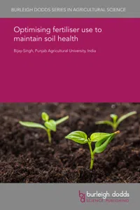 Optimising fertiliser use to maintain soil health_cover