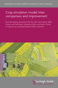 Crop simulation model inter-comparison and improvement_cover