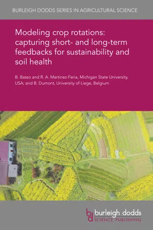 Modeling crop rotations: capturing short- and long-term feedbacks for sustainability and soil health