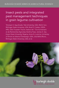 Insect pests and integrated pest management techniques in grain legume cultivation_cover