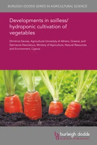 Developments in soilless/hydroponic cultivation of vegetables_cover