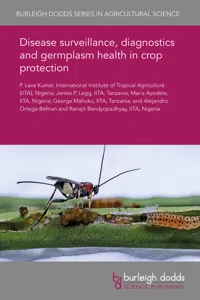 Disease surveillance, diagnostics and germplasm health in crop protection_cover