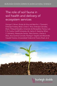 The role of soil fauna in soil health and delivery of ecosystem services_cover
