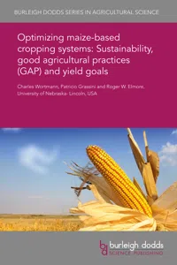 Optimizing maize-based cropping systems: Sustainability, good agricultural practices and yield goals_cover