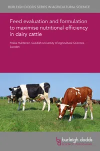 Feed evaluation and formulation to maximise nutritional efficiency in dairy cattle_cover