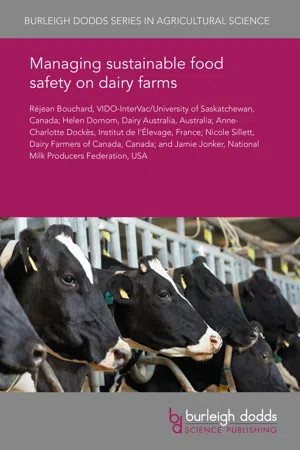 Managing sustainable food safety on dairy farms