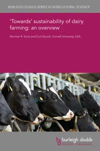 'Towards' sustainability of dairy farming: an overview_cover