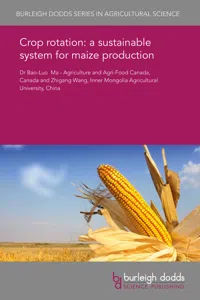 Crop rotation: a sustainable system for maize production_cover