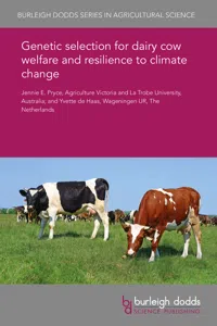 Genetic selection for dairy cow welfare and resilience to climate change_cover