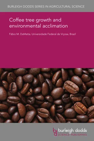 Coffee tree growth and environmental acclimation