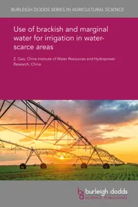 Use of brackish and marginal water for irrigation in water-scarce areas_cover