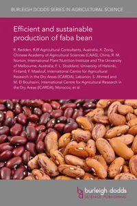 Efficient and sustainable production of faba bean_cover