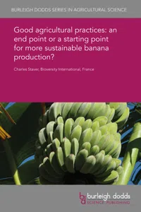 Good agricultural practices: an end point or a starting point for more sustainable banana production?_cover