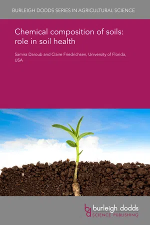 Chemical composition of soils: role in soil health