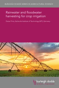 Rainwater and floodwater harvesting for crop irrigation_cover