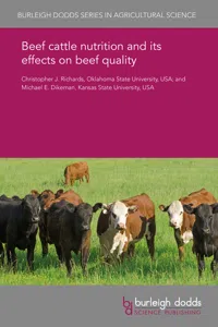 Beef cattle nutrition and its effects on beef quality_cover