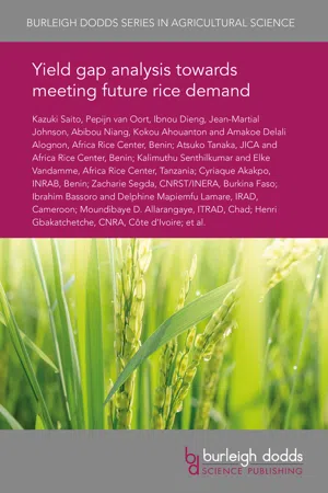 Yield gap analysis towards meeting future rice demand