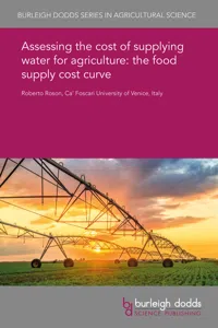 Assessing the cost of supplying water for agriculture: the food supply cost curve_cover