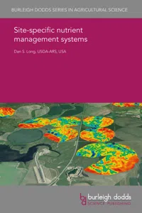 Site-specific nutrient management systems_cover