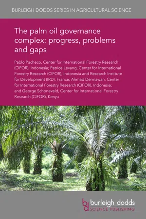 The palm oil governance complex: progress, problems and gaps