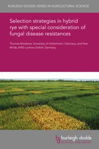 Selection strategies in hybrid rye with special consideration of fungal disease resistances_cover