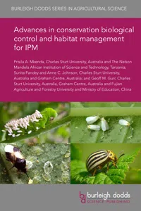 Advances in conservation biological control and habitat management for IPM_cover