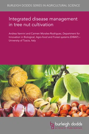 Integrated disease management in tree nut cultivation